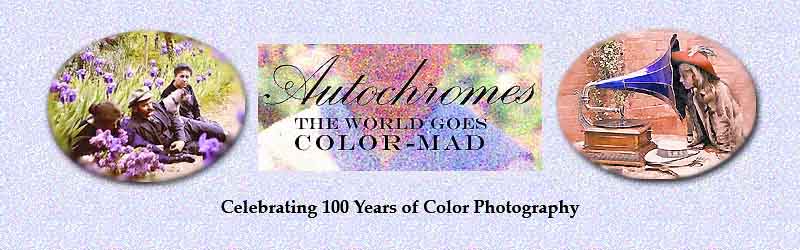Lumiere Autochromes  the first color photographs natural color photos on glass made with potato starch