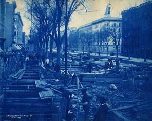 Click here for subway construction in Harlem