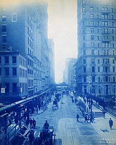 Click here for a cyanotype of Broadway at Pine
