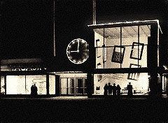 art deco photography, amateur photography, night photograph